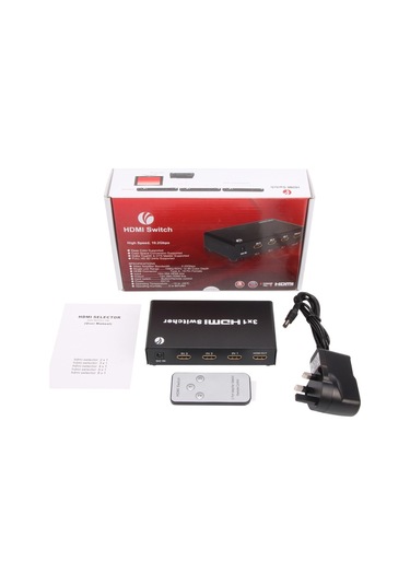 Vcom DD433 3-1 Port 1.4V 3D Metal Hdmi Switch