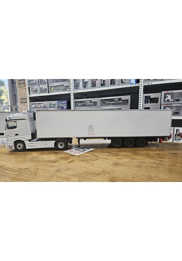 1/24 Mercedes-benz Actros L 1853 + Soğutuculu Frigo Dorseli - Beyaz Renk Solido