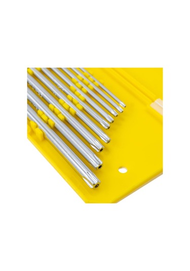 6478 Uzun Tip Delikli Torx L Allen Anahtar Takımı 9 Parça