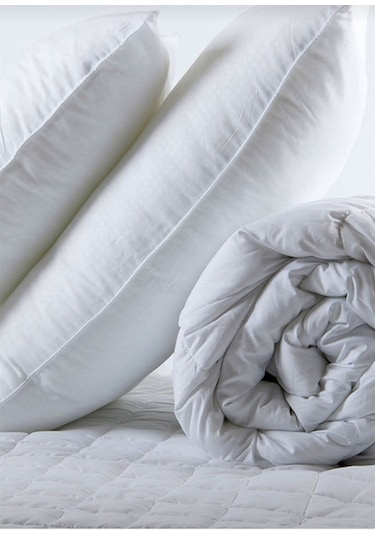 Madame Clean Microfiber Çift Kişilik Yorgan + 2 Adet Yastık Seti