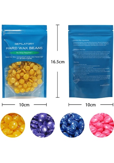 Dolıty 50g Tüy Dökücü Sert Balmumu Fasulye Pelet Ağda Gül