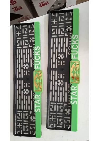 Star Fucks Takmatik Standart Plakalık 2li