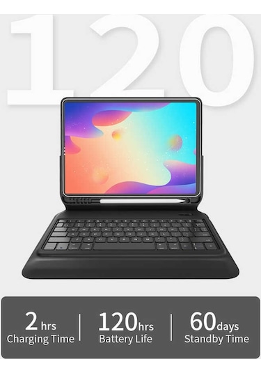 Wiwu Keyboard Folio Kablosuz Klavyeli Kılıf - ZORE-218631