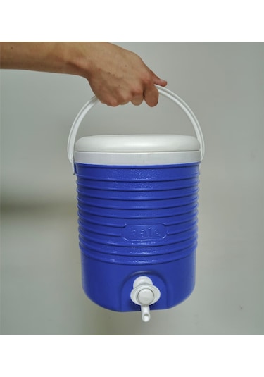 Buzluk Termos Set-30 Lt Buzzy Buzluk Termos 1178 Cooler Box + +6.5 Lt Erciyes Piknik Termos 1403 Cooler Jug Bej