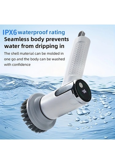 Xuweiwei Elektrikli Temizleme Fırçası Normal Versiyon Siyah Elde Taşınabilir Kablosuz Güçlü Yüksek Çözünürlük Dijital Ekran Güneş Enerjisi Ayarlanabilir Hız Büyük Pil Kapasitesi 2 Saat Çalışma Su Geçirmez Xuweiwei Elektrikli Temizleme Fırçası Normal Versiyon Siyah Elde Taşınabilir Kablosuz Güçlü Yüksek Çözünürlük Dijital Ekran Güneş Enerjisi Ayarlanabilir Hız Büyük Pil Kapasitesi 2 Saat Çalışma Su Geçirmez