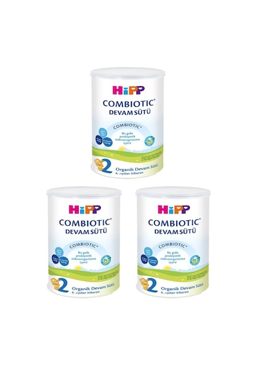 Hipp Organik Combiotic 2 Devam Sütü 350 G 3 Adet