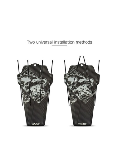 Pazly Takım Seti Renkli Bisiklet Çamurluk Koruyucu Ön Ve Arka Lastik Koruma 1 Ly Çok Renkli Çok Renkli