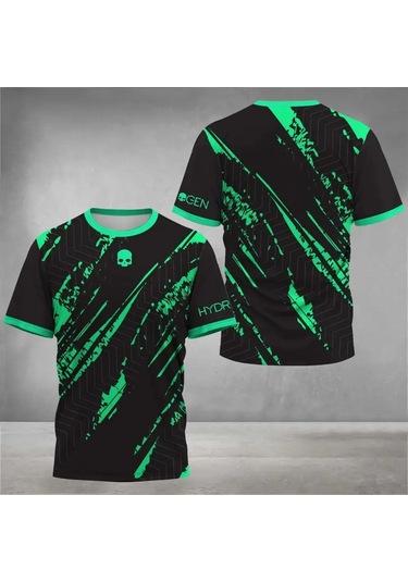 Snapbuy 2025 Yaz Erkek Tenis Tişörtü - Çabuk Kuruyan Spor Üstü, Kısa Kollugri Gri