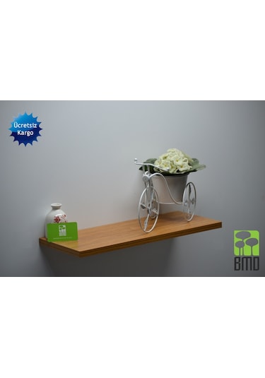 Peakdizayn Tekli Duvar Rafı 50 Cm Renkli