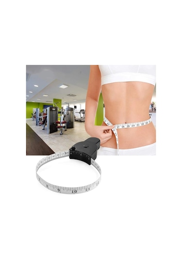 2 Adet-2 Adet Vücut Mezura Vücut Ölçümü İçin Vücut Yağ Ölçüm Aracı Kilo Kaybı İçin 60 İnç 150 Cm