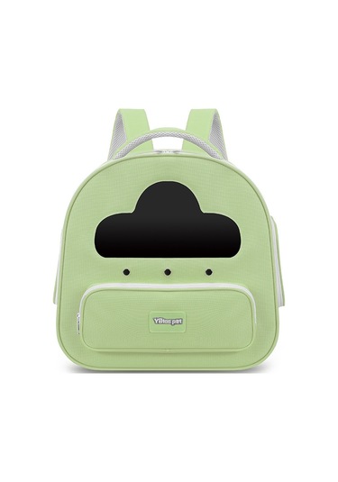 Açık Tasarımlı Seyahat Kedisi Sırt Çantası-f Yeşil