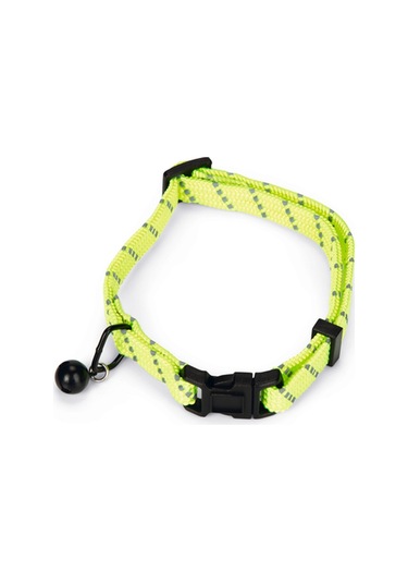 Beeztees Kedi Boyun Tasması, Zilli, Sarı, 24,5-33cm