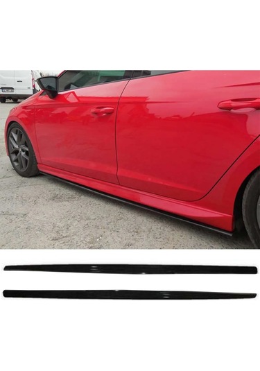 Seat Leon Mk3 Yan Marşpiyel Altı Lip Çıta Bıçak Tam Uyumlu Parlak Siyah