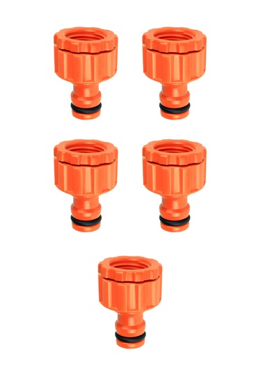 Musluk Ucu Hortum Bağlantısı Jak Rekoru 3/4" - 1/2" - 5 Adet