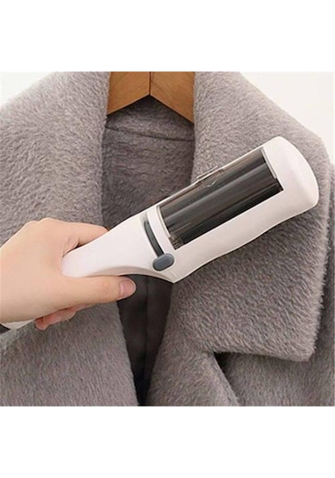 1 Adet Statik Giyim Toz Evcil Hayvan Saç Temizleyici Sökücü Fırça Emme Süpürgesi Ev Ofis Seyahat Için