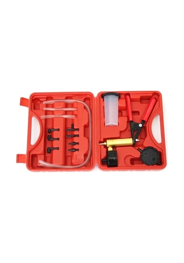 Didadodo El Tipi Vakum Tabanca 2'si 1 Arada Fren Hidroliği Hava Alma Değişimi Test Cihazı Kiti