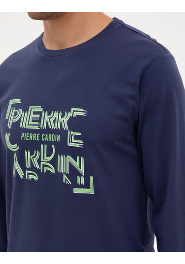 Pierre Cardin Erkek İndigo Pijama Takım 50322652-320 İndigo Pierre Cardin Erkek İndigo Pijama Takım 50322652-320 İndigo