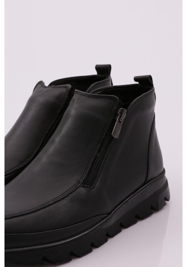 Dgn 1059 Kadin Fermuarli Bot 1059-692-R1534 Siyah