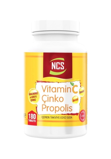 Vitamin C Çinko Propolis 180 Tablet X 3 Kutu