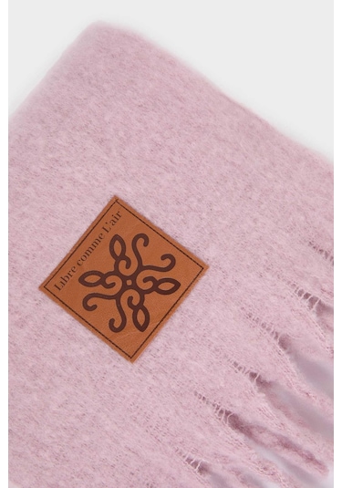 Defacto Kadın Dokuma Etiketli Atkı F3427ax25wnpn1 Pembe