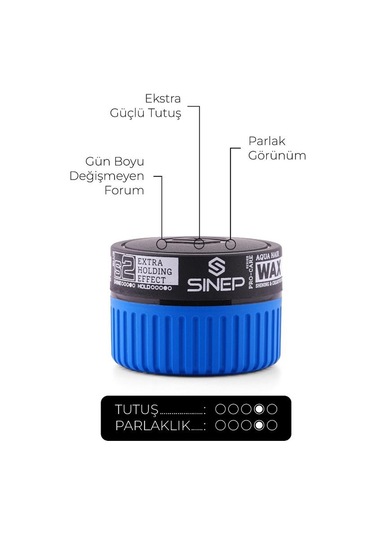 Sinep Pro-care Serisi Wax 150 Ml S2 Extra Holding Tatlı Sakız Kokulu
