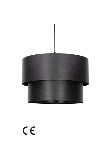 Pasta Sarkıt Avize Siyah Finlin Siyah