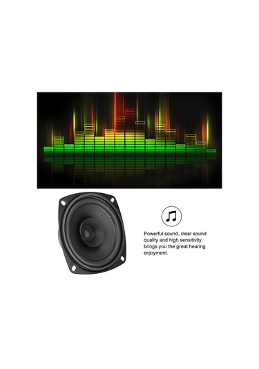 Vkemall Araba İçin 4 İnç Koaksiyel Hoparlör - Güçlü Ses, Net Kalite, Kolay Kurulum - 300w 12v Otomobil Ses Sistemi