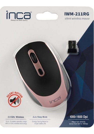 Inca IWM-212RG 1600 DPI Silent Kablosuz Mouse