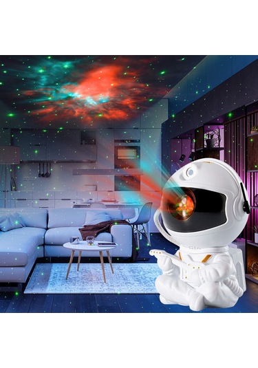 Yifomall Karanlık Odalar İçin 5w Led Astronot Gökkuşağı Işık Projeksiyonu, Konforlu Ev Ambiyanı Oluşturucu Siyah Gitar Desenli Gece Lambası Diğer
