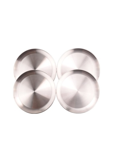 Ulzyvf Pizza Tepsisi, Paslanmaz Çelik, 12 İnç, Kızartma & Pişirme İçi Gümüş