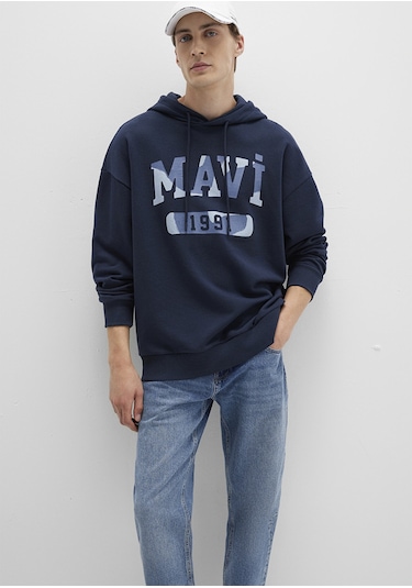 Mavi - Mavi Baskılı Lacivert Sweatshirt 0s10301-70490 Lacivert