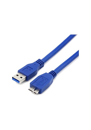 Ancheyn Usb 3.0 Taşınabilir Hdd Harddisk Kablosu Veri Ara Bağlantı Kablosu 1.5 Metre 4623