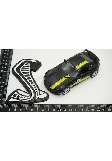 Ford Mustang Shelby Kobra Yeni Nesil Bagaj 3M 3D Krom Metal Logo