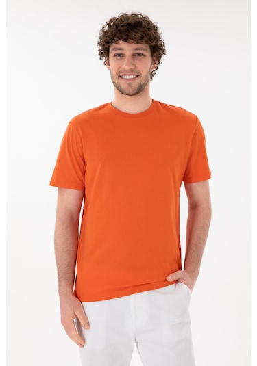 U.S. Polo Assn. Erkek Regular Fit Bisiklet Yaka Nar Çiçeği Basic Tişört 50305928-VR039 U.S. Polo Assn. Erkek Regular Fit Bisiklet Yaka Nar Çiçeği Basic Tişört 50305928-VR039