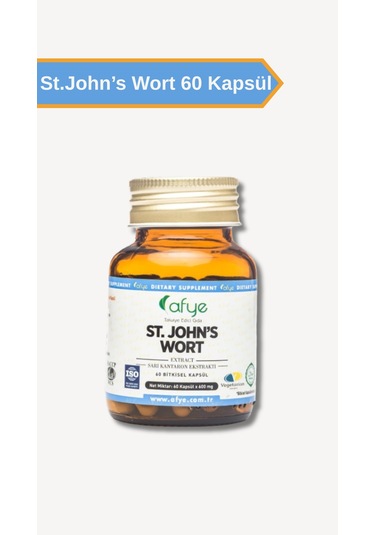 Afye St.John'S Worth 60 Kapsül 600 Mg Sarı Kantaron Ekstraktı