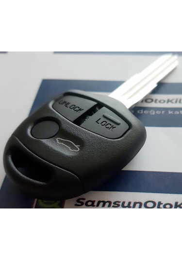 Mitsubishi Lancer Kumanda Kabı Anahtar Kabı 3 Buton Mıt1 1r Uçlu