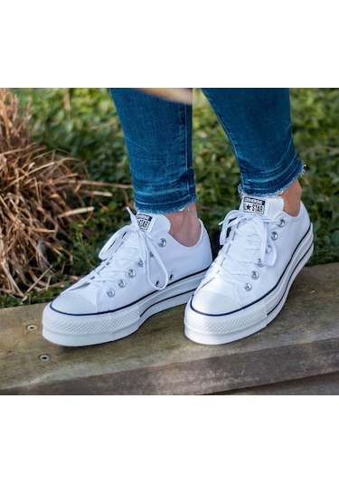 Converse Chuck Taylor All Star Platform Kadın Ayakkabı Beyaz