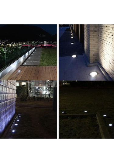 Tomshine 7w Ac / Dc 12v Yeraltı Led Işık Lamba 700lm Beyaz