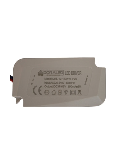 12-18X1W 350Ma 37-63V Power Led Driver IP20 Power Led Sürücü