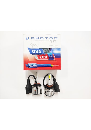 Replax Photon Duo Hb3 9005 12v-24v Uyumlu Led Xenon Beyaz 6000 Lümen Headlight