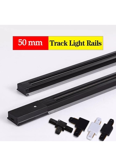 Beyaz Canmeıjıa Alüminyum Led Parça Işık Mağaza Ev Parça Aydınlatma İçin Lamba Rayları 4pcs 0.5m Track Rail