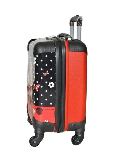 Protocol London Kırmızı Siyah Mickey Mouse Kız Çocuk Valizi