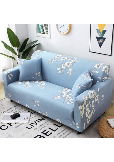 Yifomall Lantingsü Desenli Kumaş Koltuk Örtüsü Tam Kapama 190-230 Cm Üç Kişilik Kaymazsız Ev Dekorasyonu DiğER