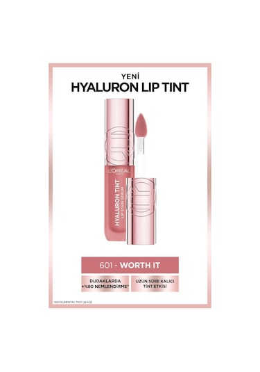 L'Oréal Paris Hyaluron Lip Tint Dudak Parlatıcı - 601 Worth It