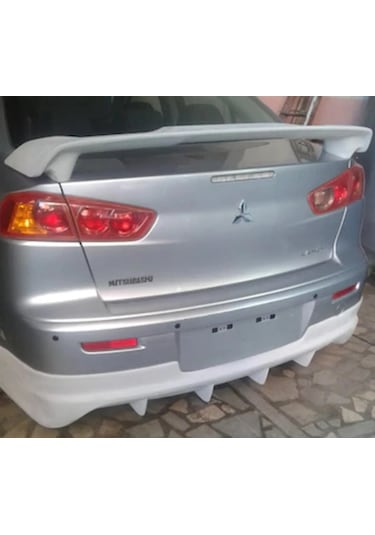 Mitsubishi Lancer Evo Arka Ek Plastik Siyah Difüzör Arka-bodykit-ek-karlık