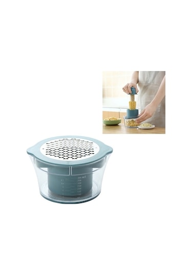 Pazly Mısır Tahıl Soyucu Öğütücü Rende Fonksiyonel Model Mavi