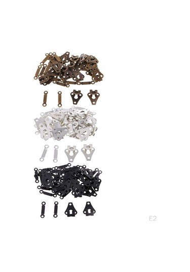 20 Takım Ve Göz Kapama Pantolon Kot Elbise Bronz İçin Raptiye