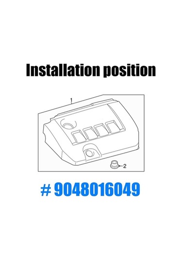 Fastbuy Toyota Corolla Axio Fielder Isis Noah Voxy Motor Üst Kapak Kauçuk Rondela Montaj Çalı Tampon Kol Ped Yastık