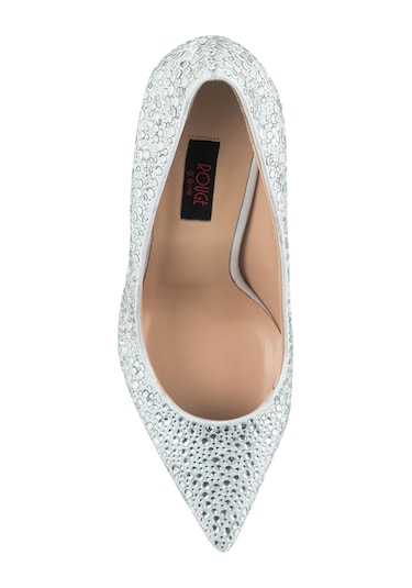Rouge Stiletto Kadın Gece & Abiye Ayakkabı 4924-18 Beyaz