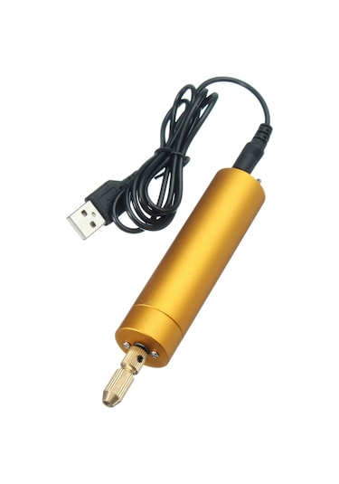 Fosenze 5v Mini Elektrik Matkap Seti - Ahşap/pcb Dıy İçin 22000 Rpm, 10 Adet Mikro Tornavida İle 0.8-1.5mm